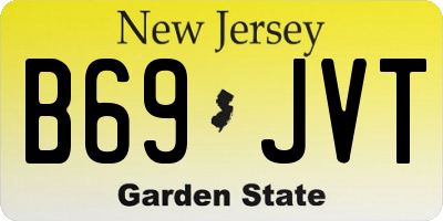 NJ license plate B69JVT