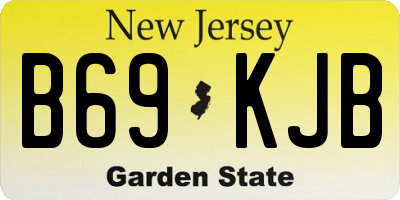 NJ license plate B69KJB
