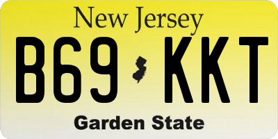 NJ license plate B69KKT