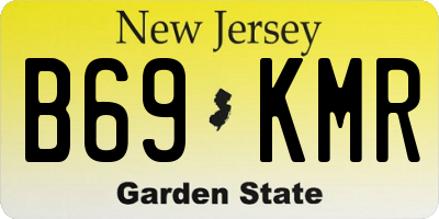 NJ license plate B69KMR