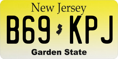 NJ license plate B69KPJ