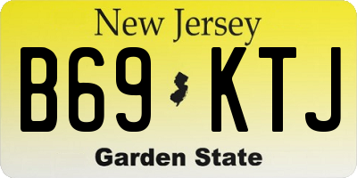 NJ license plate B69KTJ