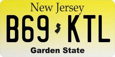 NJ license plate B69KTL