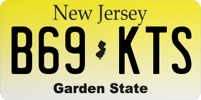 NJ license plate B69KTS