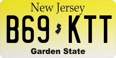 NJ license plate B69KTT