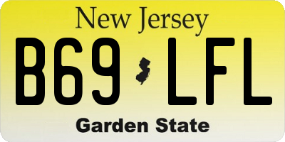 NJ license plate B69LFL