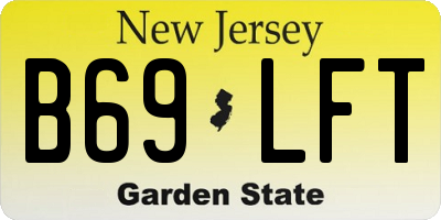 NJ license plate B69LFT