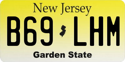 NJ license plate B69LHM