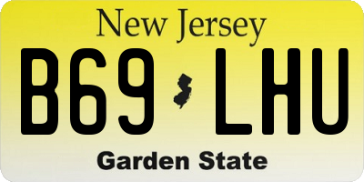 NJ license plate B69LHU