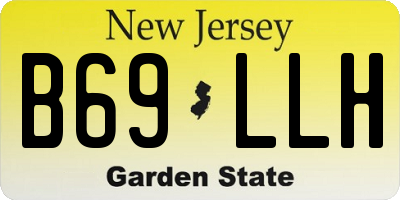 NJ license plate B69LLH