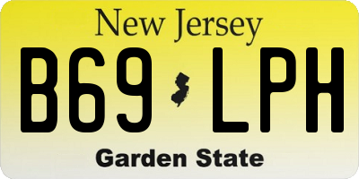 NJ license plate B69LPH
