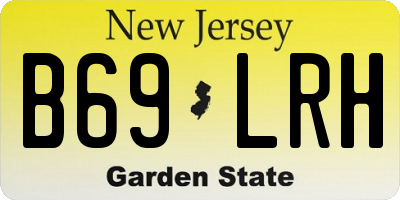 NJ license plate B69LRH