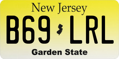 NJ license plate B69LRL