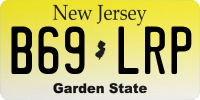NJ license plate B69LRP