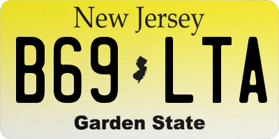 NJ license plate B69LTA