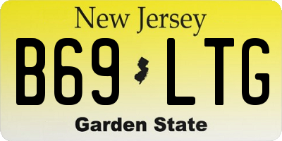 NJ license plate B69LTG