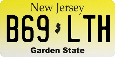 NJ license plate B69LTH