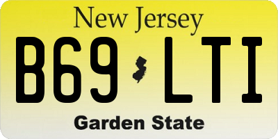 NJ license plate B69LTI