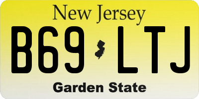 NJ license plate B69LTJ