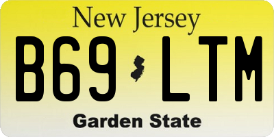NJ license plate B69LTM