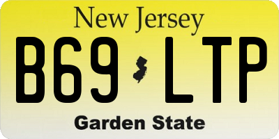 NJ license plate B69LTP