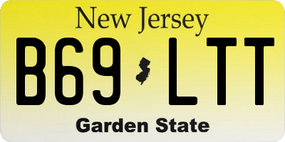 NJ license plate B69LTT