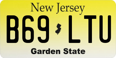 NJ license plate B69LTU