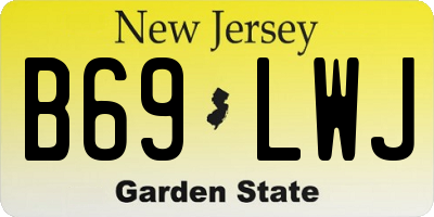 NJ license plate B69LWJ