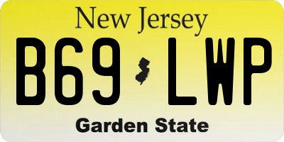 NJ license plate B69LWP