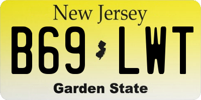 NJ license plate B69LWT
