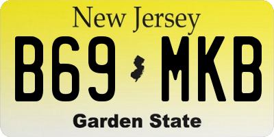 NJ license plate B69MKB