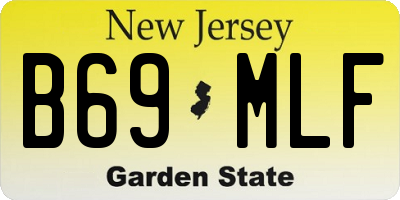NJ license plate B69MLF
