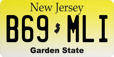 NJ license plate B69MLI