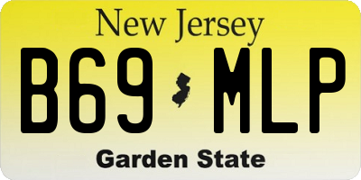 NJ license plate B69MLP