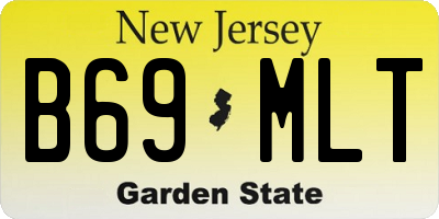 NJ license plate B69MLT