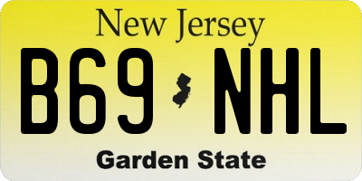 NJ license plate B69NHL