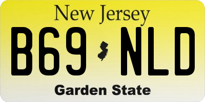 NJ license plate B69NLD