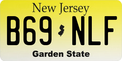 NJ license plate B69NLF
