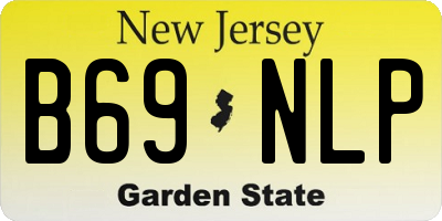 NJ license plate B69NLP