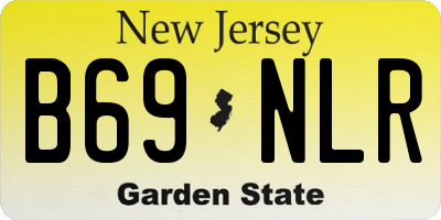 NJ license plate B69NLR