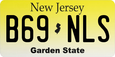 NJ license plate B69NLS