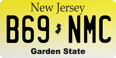 NJ license plate B69NMC