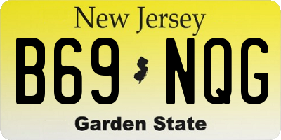 NJ license plate B69NQG