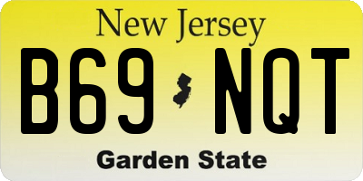 NJ license plate B69NQT