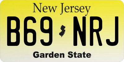 NJ license plate B69NRJ