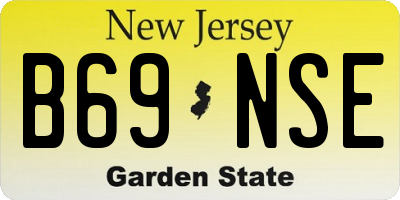 NJ license plate B69NSE