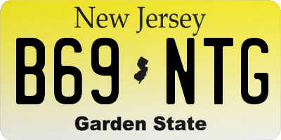 NJ license plate B69NTG
