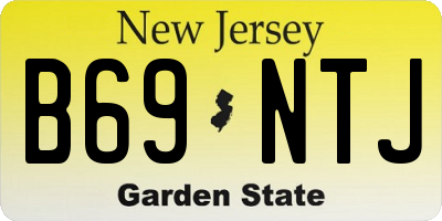 NJ license plate B69NTJ