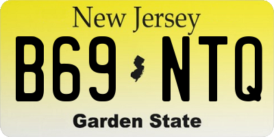 NJ license plate B69NTQ