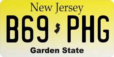 NJ license plate B69PHG